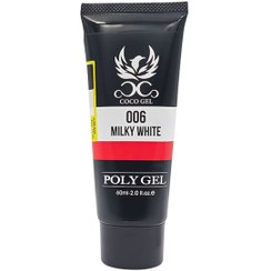 تصویر پلی ژل کوکو Coco | رنگ سفید شیری Milky White | حجم 60 میل 