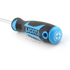 تصویر پیچ گوشتی چهارسو لیکوتا مدل ASD-521002-HT LICOTA SCREWDRIVER 2X100 + ASD-521002-HT