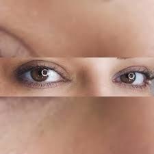 تصویر سابلیمینال تغییر رنگ چشم به عسلی 