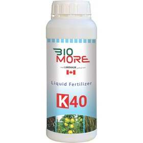 تصویر کود مایع پتاس بالا بیومور K40 biomore