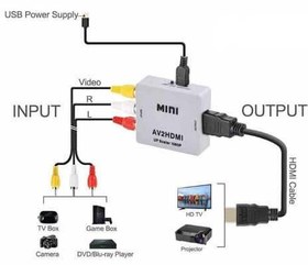 تصویر مبدل HDMI به AV/RCA مدل HD.1 