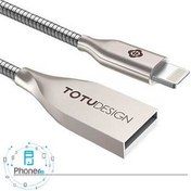 تصویر کابل USB به Lightning مدل LI28 Zinc Alloy USB برند TOTU Design 