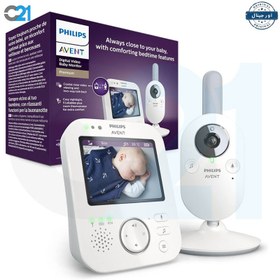 تصویر دوربین و پیجر اتاق کودک فلیپسPhilips AVENT SCD843 