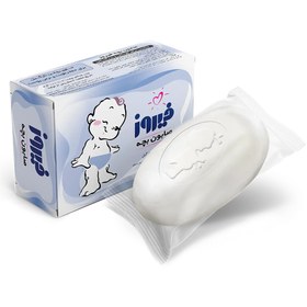 تصویر صابون بچه مدل نارگیل وزن 100 گرم 