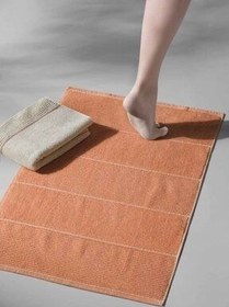 تصویر COTTONMANIA Carmine Bathmat Desert نرم و مدرن 100 ٪ پنبه 50x75cm. حوله پا حمام 