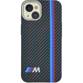 تصویر کاور کربنی مگ سیف دار آیفون طرح BMW 