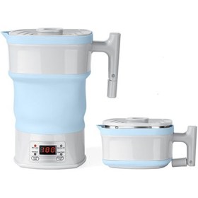 تصویر کتری برقی مسافرتی سیلیکونی تاشو مدل FS_01 ELECTRIC Kettle