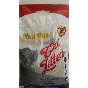 تصویر خاک بستر گربه بلوکت (Blue Cat) مدل Antibacterial وزن 10 کیلوگرم 