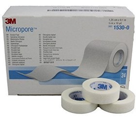 تصویر چسب میکروپور 3M عرض ۱.۵ سانتی متر 