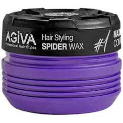 تصویر اسپایدر وکس آگیوا مدل HEAVY HOLD شماره 1 حجم 175 میل ا AGIVA HAIR STYLING SPIDER WAX #1 HEAVY HOLD AGIVA HAIR STYLING SPIDER WAX #1 HEAVY HOLD