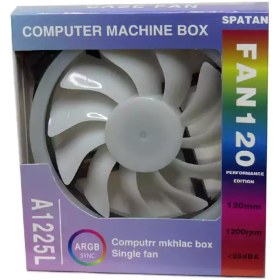 تصویر فن کیس RGB سایز ۱۲ مدل ۱ 