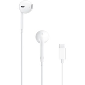 تصویر هندزفری اپل مدل EarPods با کانکتور USB-C اورجینال 