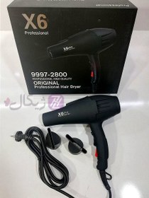 تصویر سشوار موتور سنگین X6 اصل موتورسنگین حرفه ای مدل9997 X6 PROFESSIONAL 9997OIRGINAL