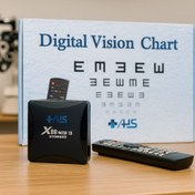 تصویر چارت بینایی سنجی دیجیتال Smart Vision Chart مدل پرتابل 