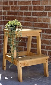 تصویر چهارپایه چوبی - ۱ 