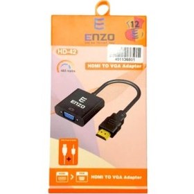 تصویر مبدل HDMI به VGA انزو مدل ENZO 42 