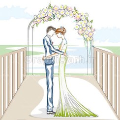 تصویر لباس عروس وکتور 