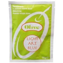 تصویر الیو پودر دکلره 35 گرم آبی 
