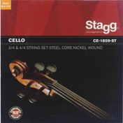 تصویر Stagg Cello Strings ce-1859-st 