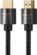 تصویر Zeskit X-Tech 48Gbps Ultra High Speed HDMI Cable 5ft, 8K60 4K120 144Hz eARC HDR HDCP 2.2 2.3 Compatible with Dolby Vision Apple TV 4K Roku Sony LG Samsung Xbox Series X RTX 3080 PS4 PS5 
