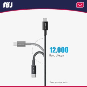 تصویر کابل تبدیل USB-C به USB-C انکر مدل A8756H11 طول 1 متر شارژ 100 وات