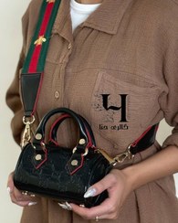 تصویر کیف مینی بگ گوچی چرمی مشکی کد ۹۳۰ 