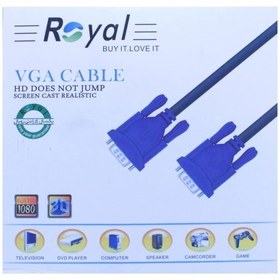 تصویر کابل ROYAL VGA 3+4 50M 
