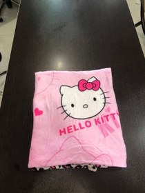 تصویر پتو مسافرتی مدل hello kitty 