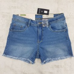 تصویر شورتک جین زنانه اسمارا کد b2779 