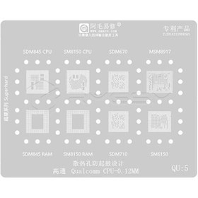 تصویر شابلون سی پی یو کوالکام AMAOE QU:5 