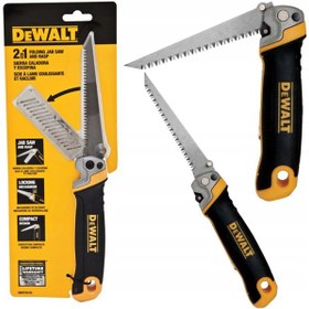 تصویر اره و سوهان تاشو دیوالت مدل DWHT020123 Folding Jab Saw with Rasp