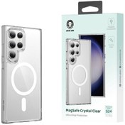 تصویر گارد مگ سیف گرین لاین مدل Magsafe Crystal Clear برای S24 Ultra 