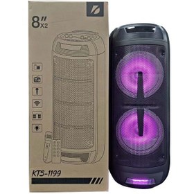 تصویر اسپیکرشارژی دی جی ولت مدل 1119 Bluetooth speaker DJ Volt model 1119