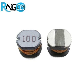 تصویر سلف 10uH 1.5A مدل SMD 5x4 کد 100 