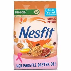 تصویر کورن فلکس صبحانه میکس میوه نسفیت Nesfit حجم 400 گرم 