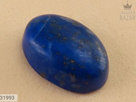 تصویر نگین لاجورد افغان خوش رنگ کد 31993 