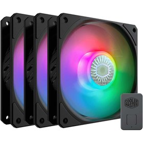 تصویر فن کیس کولر مستر مدل SICKLEFLOW 120 BLACK RGB 3In1 