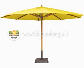 تصویر سایبان چتری چوبی 