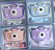 تصویر دوربین عکاسی و فیلم برداری بچگانه - آبی 