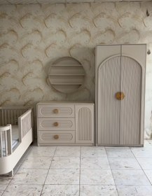 تصویر سرویس کودک تمام چوب و ام دی اف مدل آیماه Aimah