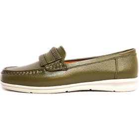 تصویر کفش چرم طبی زنانه کد 412 