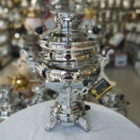 تصویر سماور گازی نیک کالا ظرفیت ۶ لیتر مدل ساده 