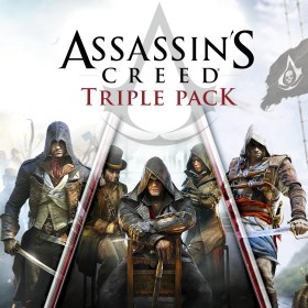 تصویر خرید پک بازی Assassin’s Creed Triple Pack: Black Flag, Unity, Syndicate برای ps4 و ps5 