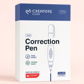 تصویر خودکار لاک‌ غلط‌گیر Creators Class مدل 12ml 