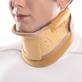 تصویر گردنبند طبی سخت چانه دار Hard Cervical Collar with Chin Support 