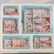 تصویر اسباب بازی ماکت کلبه های ساختنی وارداتی s200 