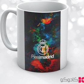 تصویر ماگ تیم رئال مادرید کد 32041 