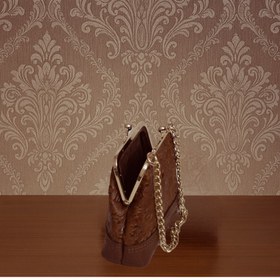 تصویر کیف چرمی دهنه فلزی 