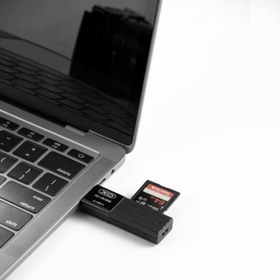 تصویر رم ریدر ایکس او مدل DK05B USB 3.0 