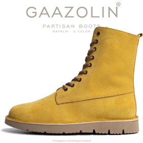 تصویر بوت پارتیزان گازولین زرد جیر – GAAZOLIN Partisan Boots Napalm S 